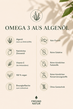Omega 3 aus Algenöl
